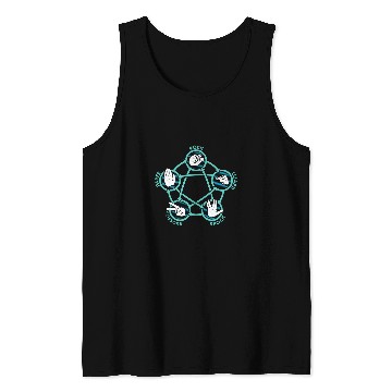 Discover Komodo Pet Rock Paper Scissors Lizard Spock Funny Game Tank Tops