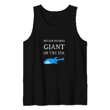 Discover Shark Pet Giant Whale Sharks Marine Life Tank Tops