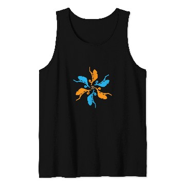 Discover Chameleon Pet Animal Mandala Pattern 1 Tank Tops