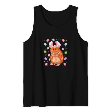 Discover Hamster Pet Bunny Easter Egg Lover Funny Hamster Easter Sunday Tank Tops