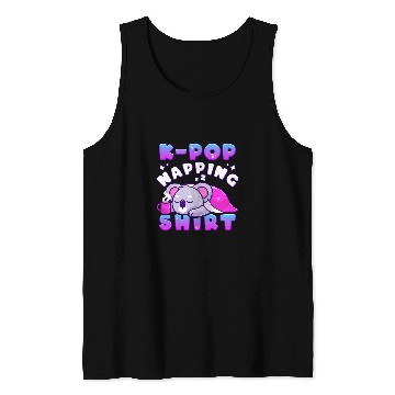 Discover Koala Pet Korean Music Sleeping Koala Bear KPop Napping Tank Tops