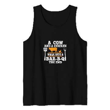 Discover Chicken Pet Barbecue Grilling BBQ Lovers BBQ Party Cow Tank Tops