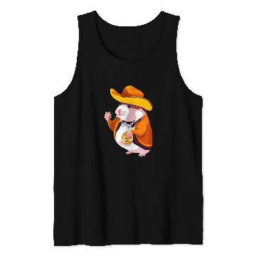 Discover Hamster Pet Cowboy Funny and Cool Animal Lover Design Tank Tops