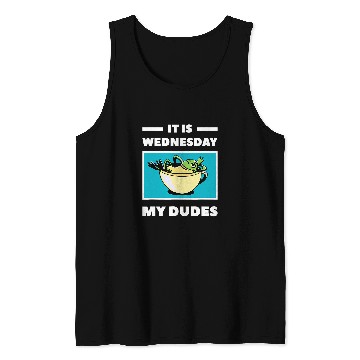 Discover Frog Pet it is wednesday my dudes meme funny frog meme Tank Tops