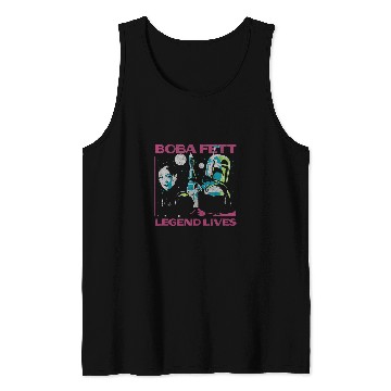Discover Book Fun Star Wars The Book Of Boba Fett The Legend Lives Retro Tank Tops