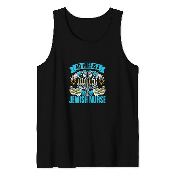 Discover nurses Job Jewish nurses Wife 2Hanukkah Passover Israel Jew Jewish Tank Tops
