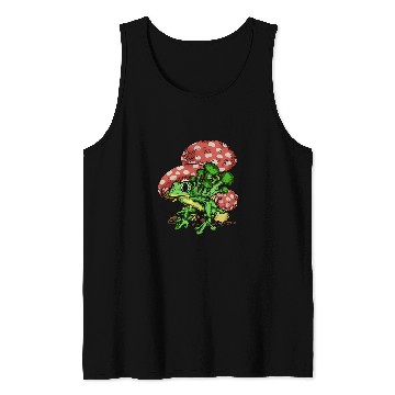 Discover Frog Pet psychedelics Hippie Frog Toad Mushrooms Forest Nature Fungi Tank Tops