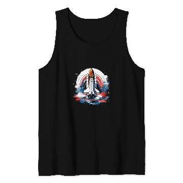 Discover Space Shuttle Science Astronomy 25 Tank Tops