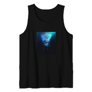 Discover Shark Pet Hammerhead Shark Underwater Ocean Tank Tops