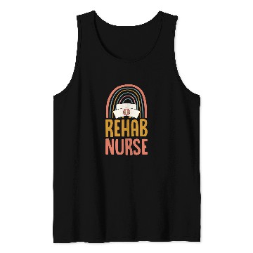 Discover nurses Job Rehab nurses Boho Bohemian Rainbow Nursing School Tank Tops