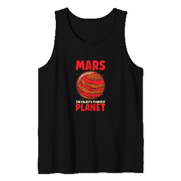 Discover Mars Explore Astronaut Astronomy Solar System Outer Space 25 Tank Tops