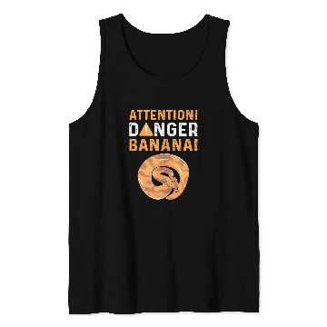 Discover Python Pet Attention Danger Banana Royal Python Banana Ball Python Tank Tops