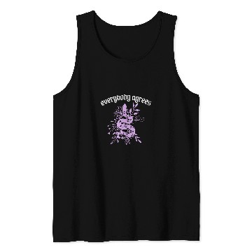 Discover Snake Pet Everybody Agrees Modern Lavender Snake Artwork Tank Tops