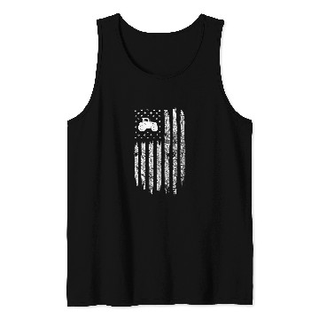 Discover Tractor Fun driving American Flag Tractor Pulling vintages Tractor Pulling Tank Tops