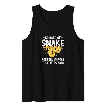 Discover Python Pet Beware Of Snake Pretzel Snacks They Bites Back Ball Python Tank Tops