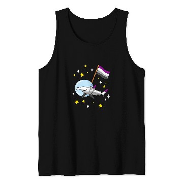 Discover Shark Pet Asexual Hammerhead Shark In Space Ace Pride Tank Tops
