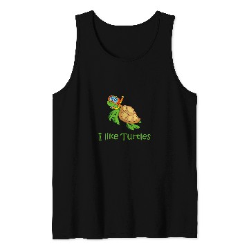 Discover Turtle Pet I Like Turtles Funny Snorkeling Sea Turtle Drawing Turtle Lovers Bday Tank Tops