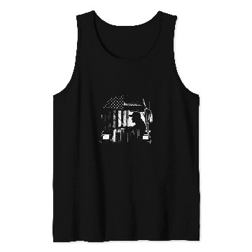 Discover Truck Fun American Big Rigs Diesel Truck Driver 64 Tank Tops