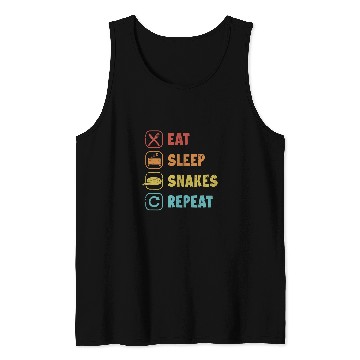 Discover Python Pet Eat Sleep Snakes Repeat Pythonidae Banana Ball Python Tank Tops