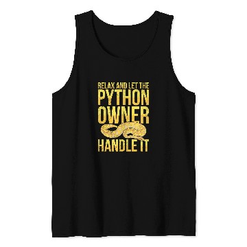 Discover Python Pet Banana Ball Python Design for a Banana ball python breeder Tank Tops