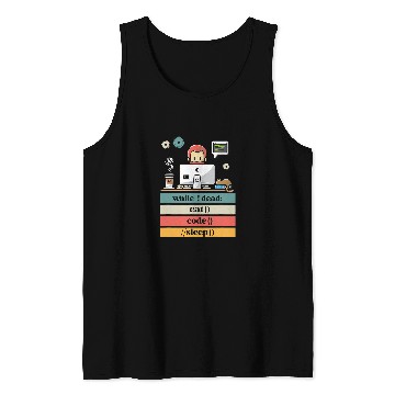 Discover Python Pet Computer Science Python Programmer Eat Code Sleep Coder Tank Tops