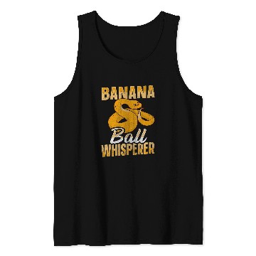 Discover Python Pet Banana Ball Whisperer Snake Funny Ball Python04 Tank Tops