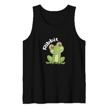 Discover Frog Pet Ribbit Cute Kawaii Frog Toad Catcher Frog Lover Tank Tops