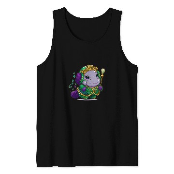 Discover Manatee Pet Mardi Gras King Queen Tank Tops