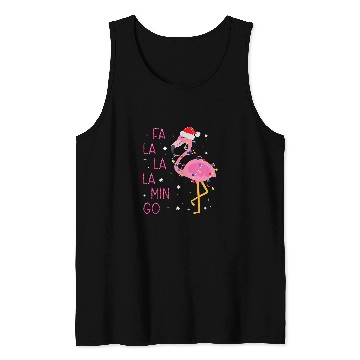 Discover Flamingo Pet Fa La La La mingo Flamingo for Christmas xmass 164 Tank Tops