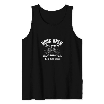 Discover Book Fun Open Eyes On Him Tank Tops
