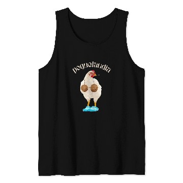 Discover Chicken Pet poguelandia chicken in coconut bra Tank Tops