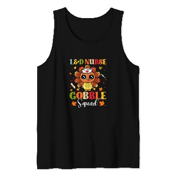 Discover nurses Job LD nurses Gobble Squad Cute Turkey Thanksgiving Fall Autumn Tank Tops