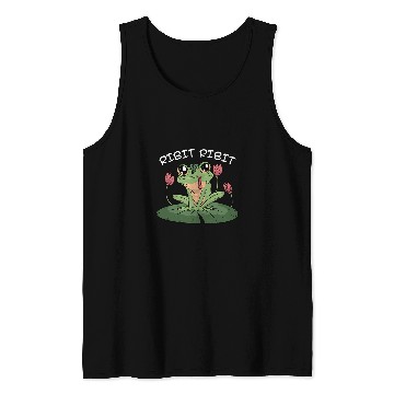 Discover Frog Pet Ribit Ribit Frog Lily Pads Tank Tops