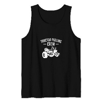 Discover Tractor Fun Pulling Crew Tractor Pulling Sport Tank Tops