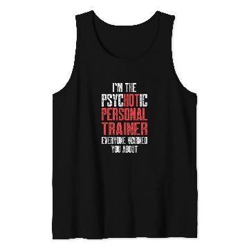 Discover Personal Trainer Gym Coachs Warned Wellness Coaching Tank Tops