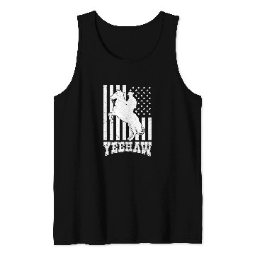 Discover Horse Pet Yeehaw Cowboy Rodeo Horse Bull Riding For Men Women Kids Tank Tops