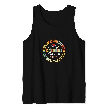 Discover Intervention Teacher Team Early Intervention Therapist 2 Tank Tops