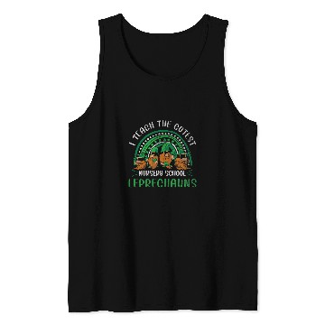 Discover I Teach The Cutest nursesry School Leprechauns St Patricks Tank Tops