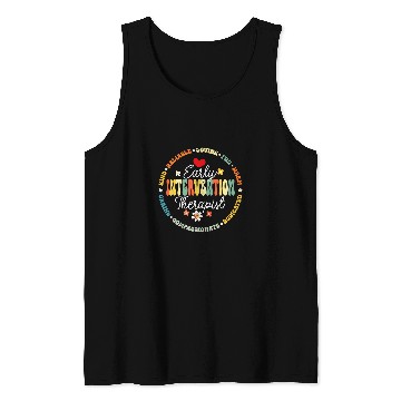 Discover Intervention Teacher Team Early Intervention Therapist 3 Tank Tops