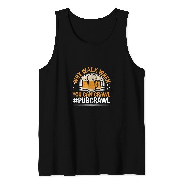 Discover Beer Fun Bar Crawl Beer Hopping Liquor Spirits Pub Crawl Tank Tops