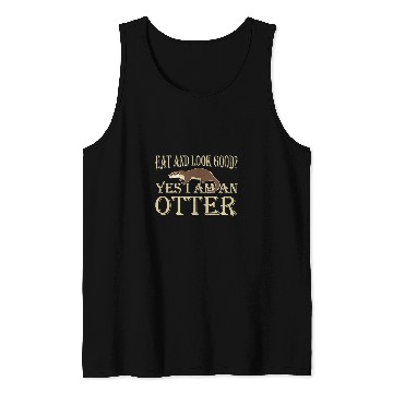 Discover Otter Pet Otters Sea Otter Animal River Otter Outdoors Nature Tank Tops