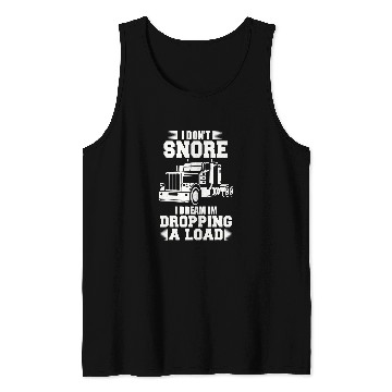 Discover Truck Fun Men Women Big Rig Trucking Truckin Road Lorry 1 Tank Tops