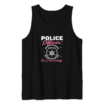 Discover Police Job In Training Law Enforcement Cop Tank Tops