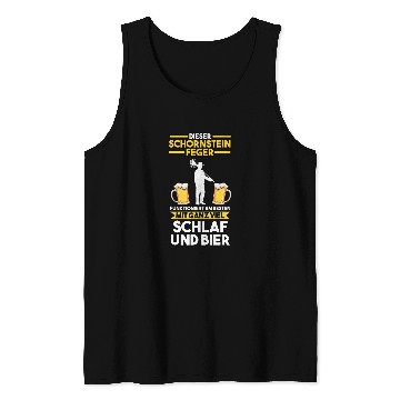 Discover Beer Fun Chimney Sweep Fireplace Sweep Tank Tops