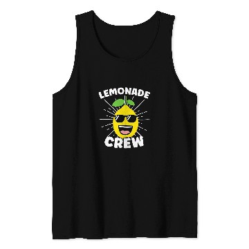 Discover Lemonade Crew Funny Matching Lemonade Stand Worker Tank Tops