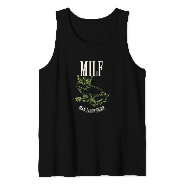 Discover Frog Pet Man I Love Frogs Green Tree Frog Toad Nature Lover Funny Tank Tops