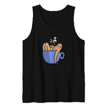 Discover Coffee Fun Humorous Coffee Lover Drinker Cup Caffeine Tank Tops