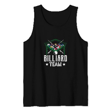 Discover Sport Billiard Team Lover Player Pool Billard Tank Tops