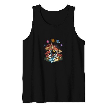 Discover Astronaut Job Cottagecore Fairy Grunge Planets Mushroom Tank Tops