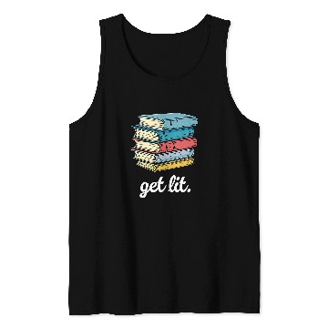 Discover Book Fun Lets Get Lit 6 Tank Tops